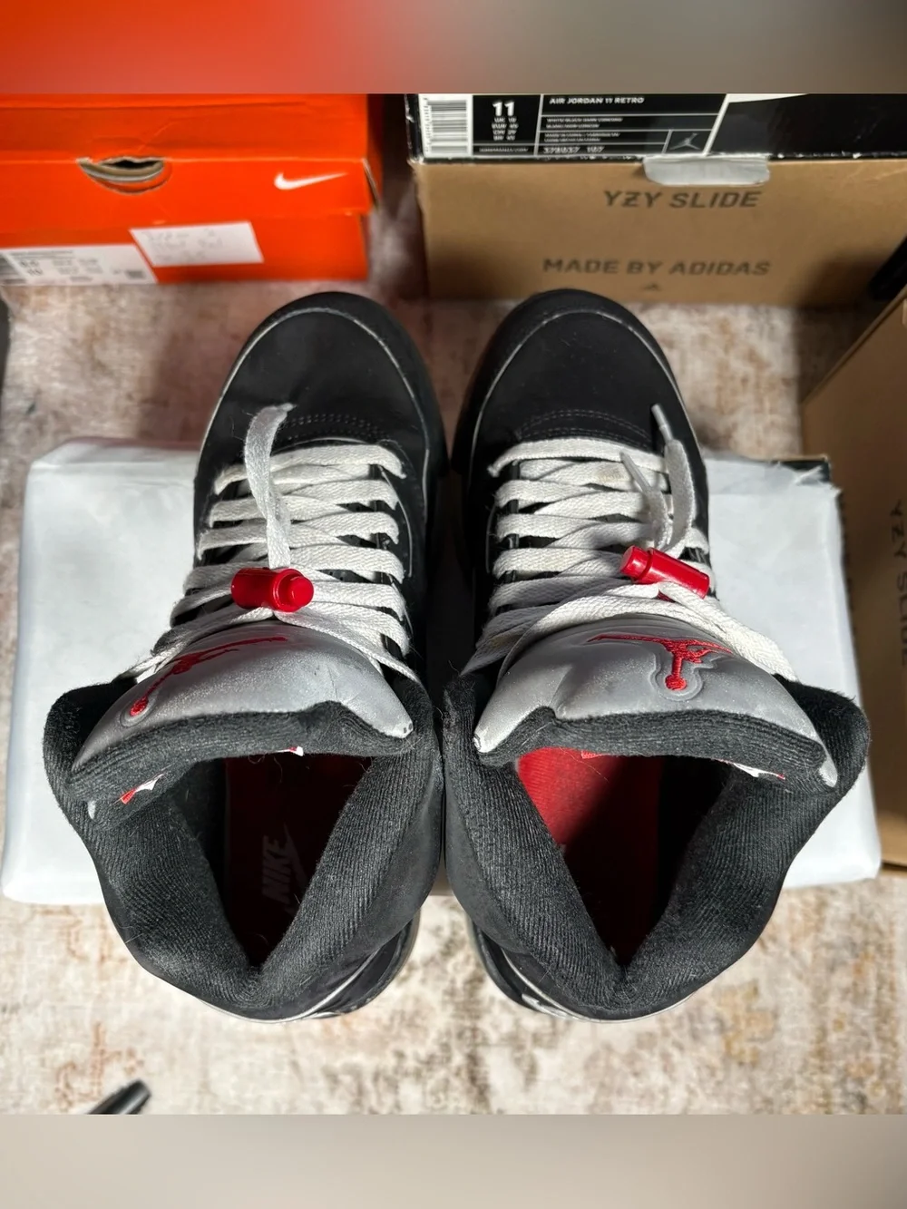Size 6Y - Air Jordan 5 Retro OG Black Metallic Reimagined